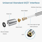 FEELSO Stainless Steel Shower Hose