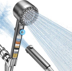 FEELSO Filtered Shower Head with Handheld, High Pressure 4 Spray Showerhead with Filters