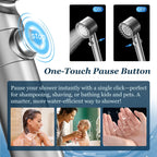 FEELSO Filtered Shower Head with Handheld, High Pressure 4 Spray Showerhead with Filters