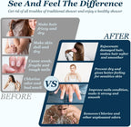 FEELSO Filtered Shower Head with Handheld, High Pressure 4 Spray Showerhead with Filters