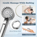 FEELSO Filtered Shower Head with Handheld, High Pressure 4 Spray Showerhead with Filters