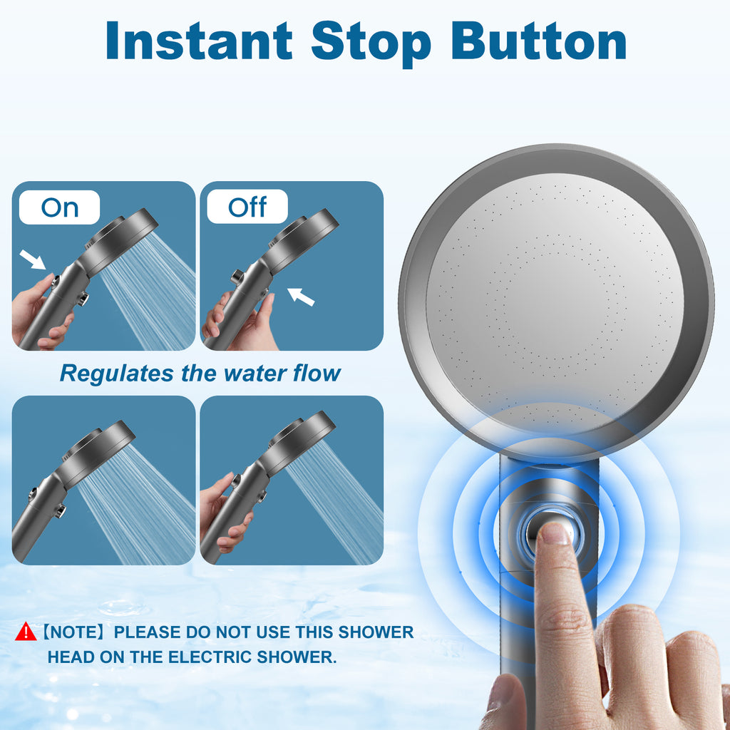 FEELSO Dual-Filter High-Pressure Shower Head